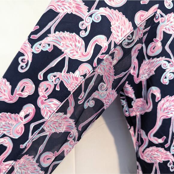 X by Gottex Flamingo Golf Polo Pullover Jacket Size XS - Picture 6 of 7